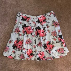 FLORAL SKATER SKIRT